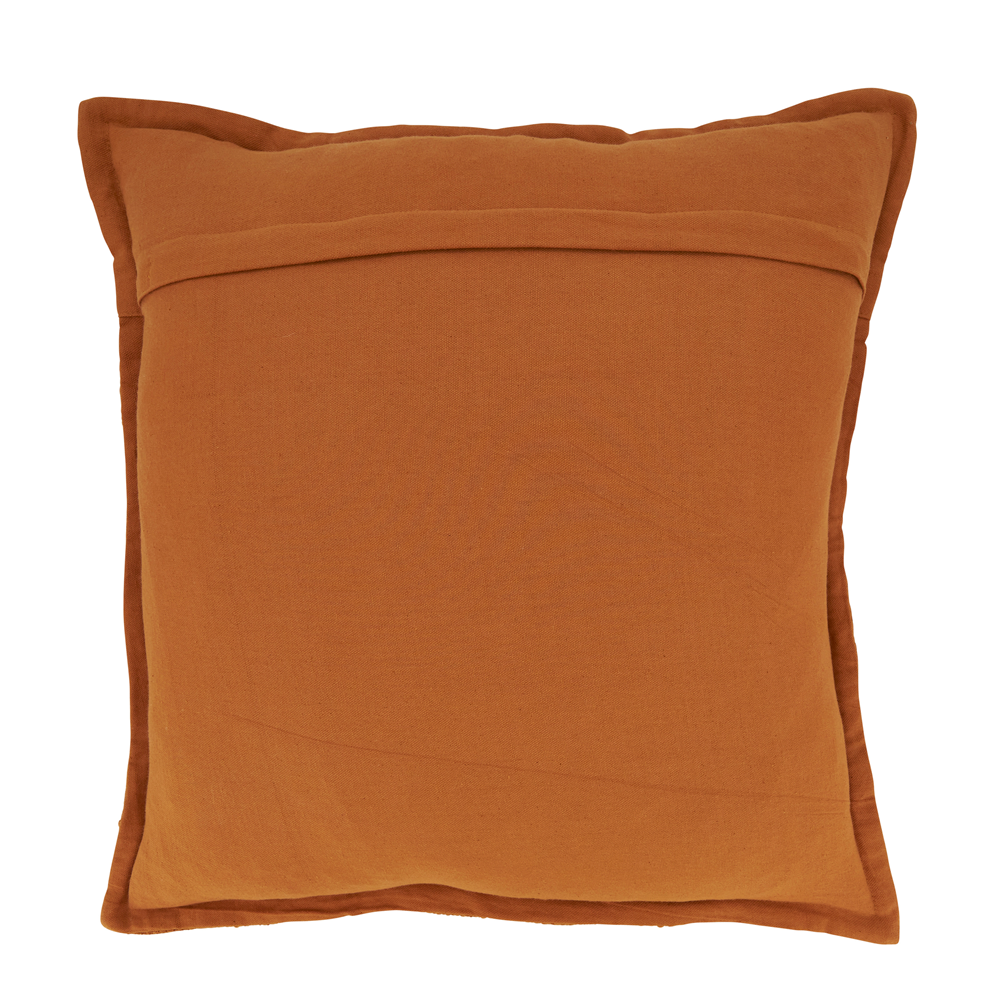 Textured Flange Pillow Terracotta