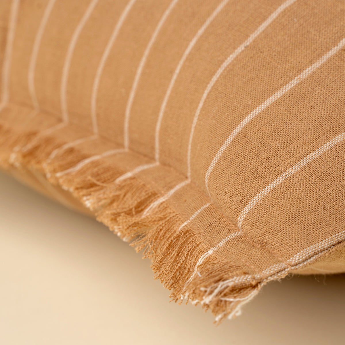 16x24 Handloom Stripe Pillow, Terracotta-thumbmail-3