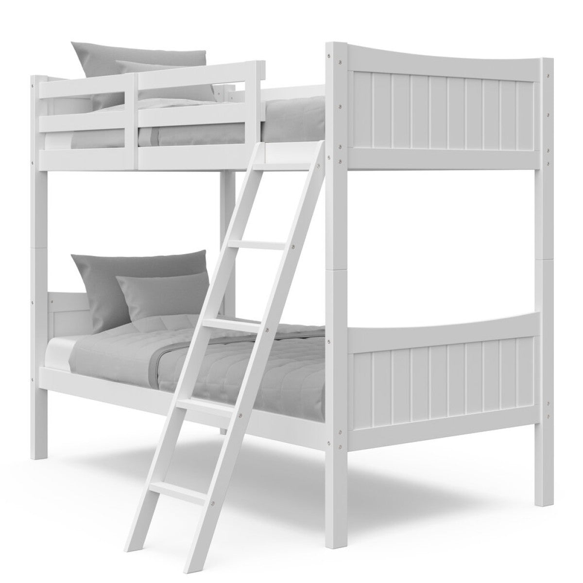 ARATA TWIN BUNK BED - WHITE-thumbmail-1