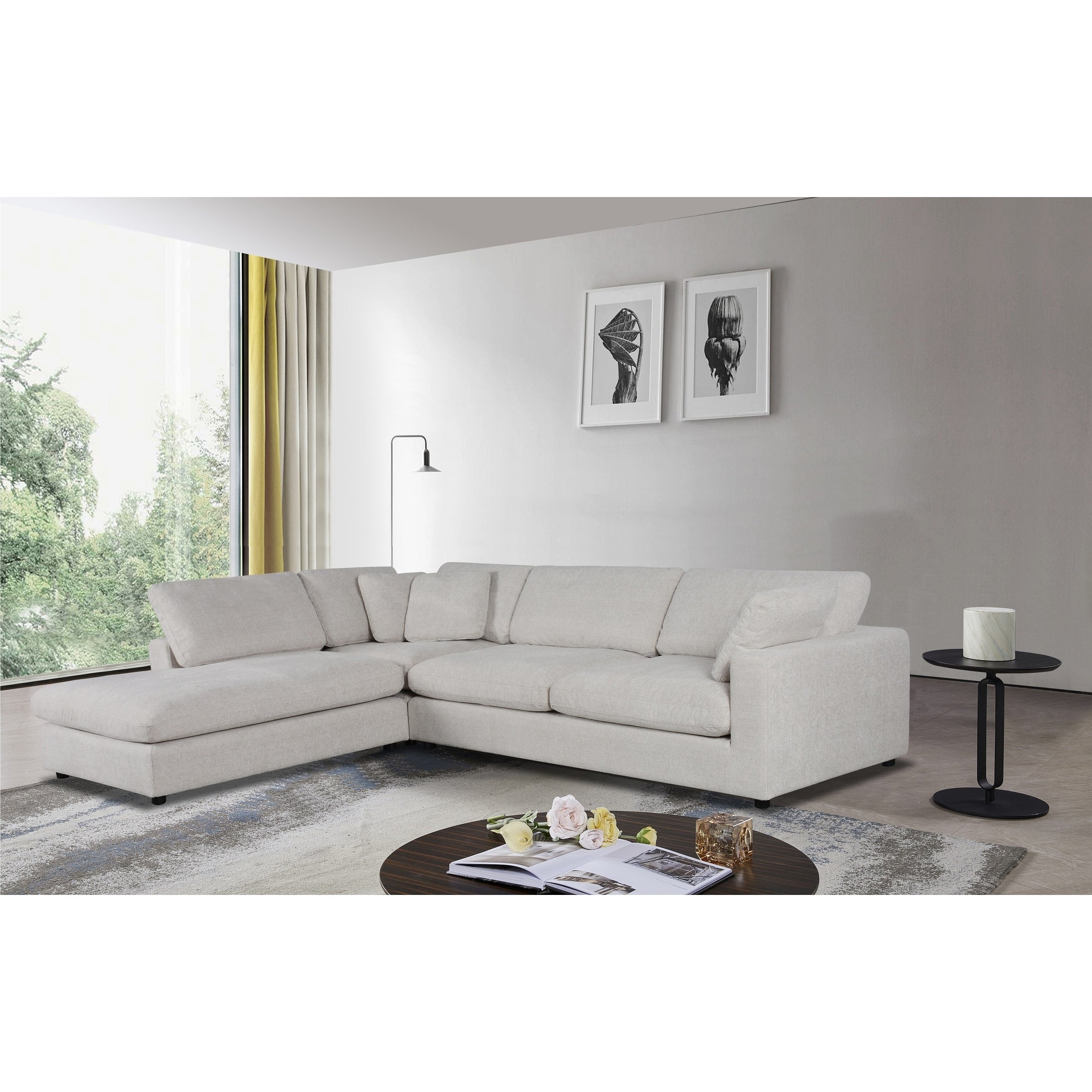 Lene Sectional - Left Chaise-Oatmeal-thumbmail-2