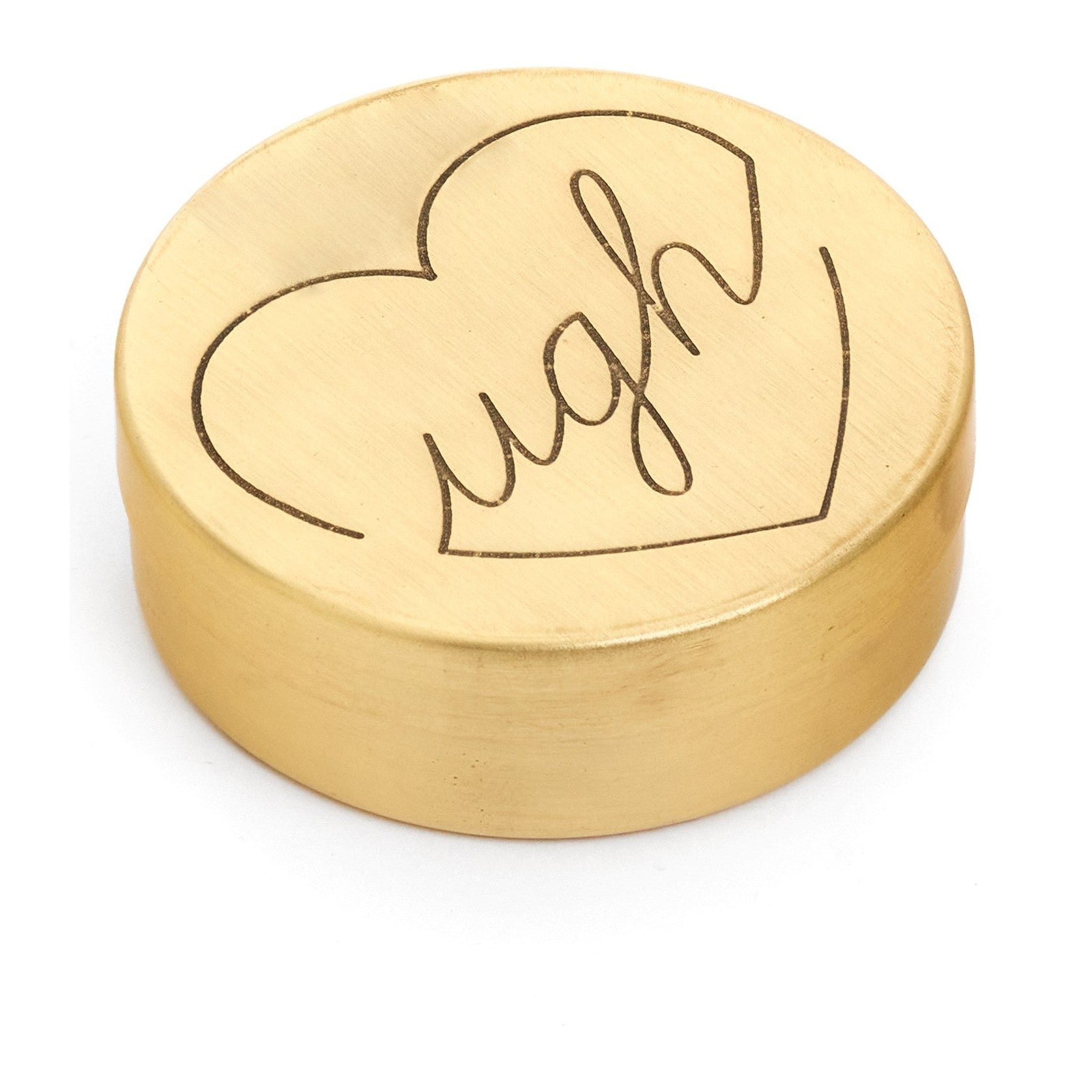 Deco Box "Ugh"" Antique Brass-thumbmail-1