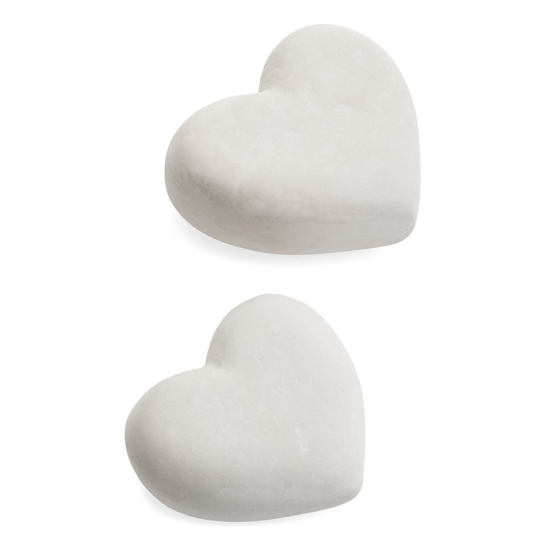 DECO SMALL HEART PAPER MACHE NATURAL WHITE-thumbmail-1