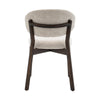Luna Dining Chair – Upholstered Seat with Oak Wood Frame