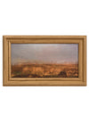 WALL ART FRAMED CANVAS PRINT DRY FIELDS MULTI
