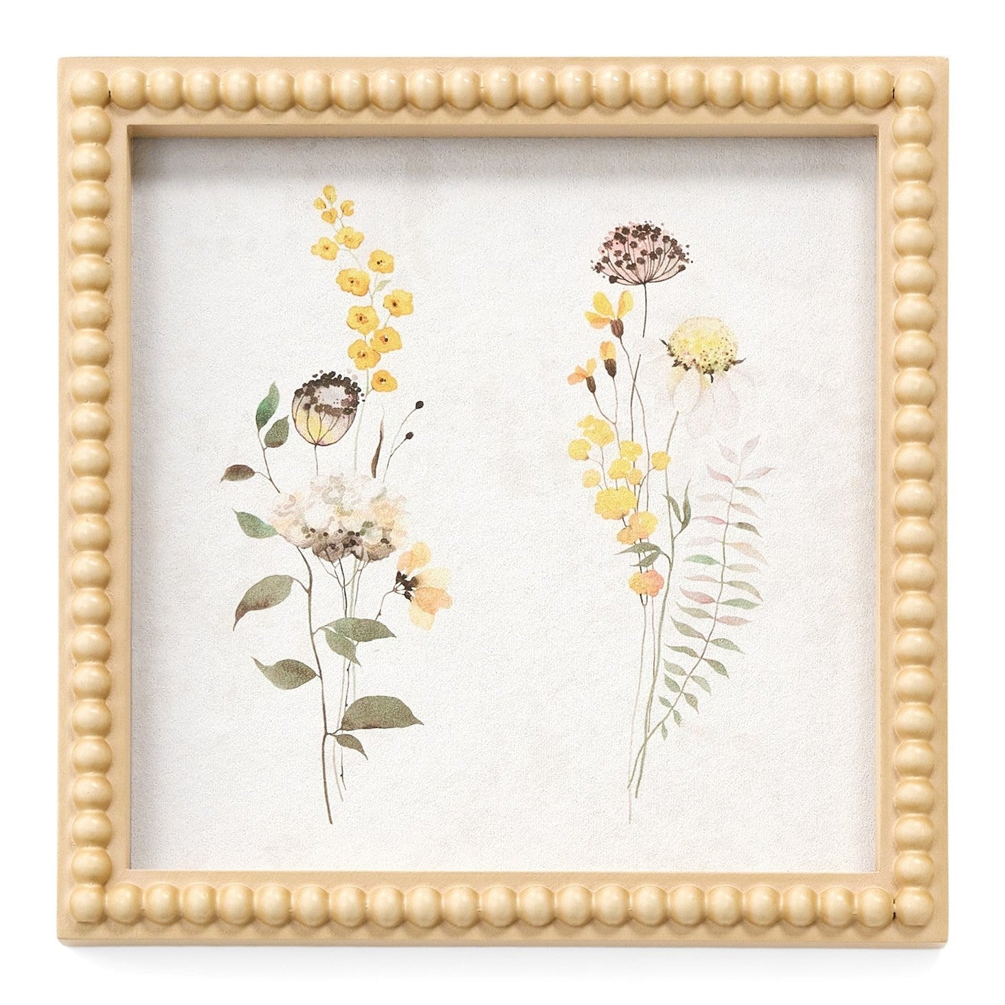 WALL ART FRAMED CANVAS PRNT FLOWERS MULTI