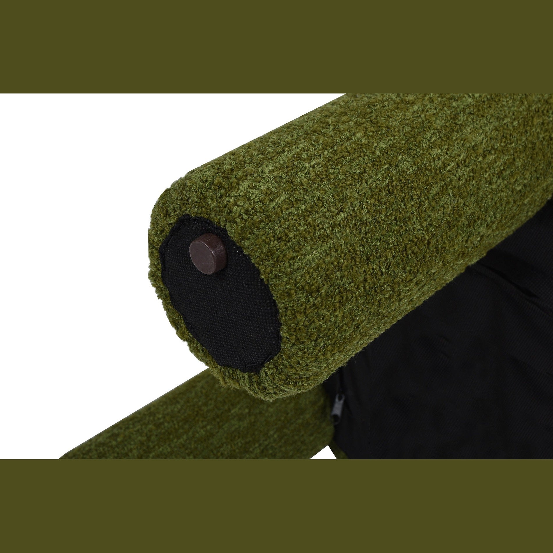 Olea Boucle Ottoman - Moss Green-thumbmail-7