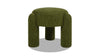 Olea Boucle Ottoman - Moss Green
