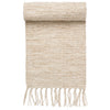 Table Runner Cotton Chindi Natural-White