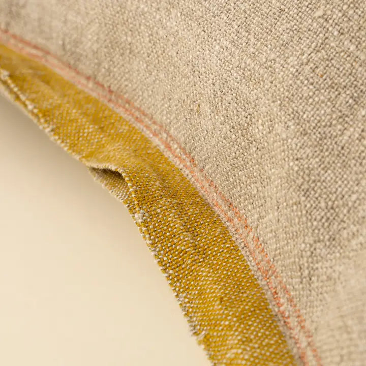 20 x 20 Selvage Linen Pillow, Sunflower-thumbmail-4