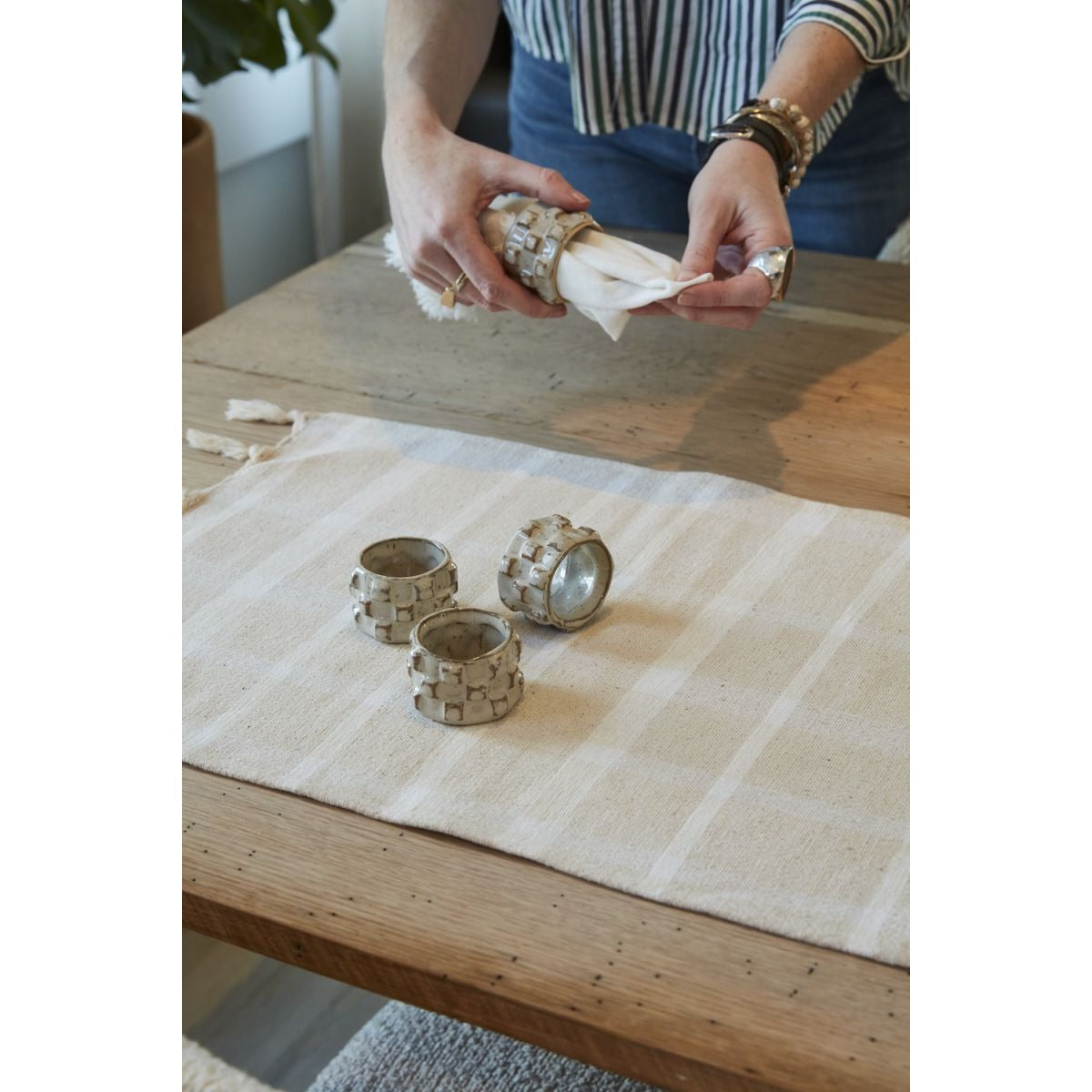 Tayrona Napkin Rings - Set Of 4