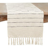 Dash Line Cotton Table Runner