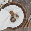 Woven Rattan Napkin Rings (Set of 4)