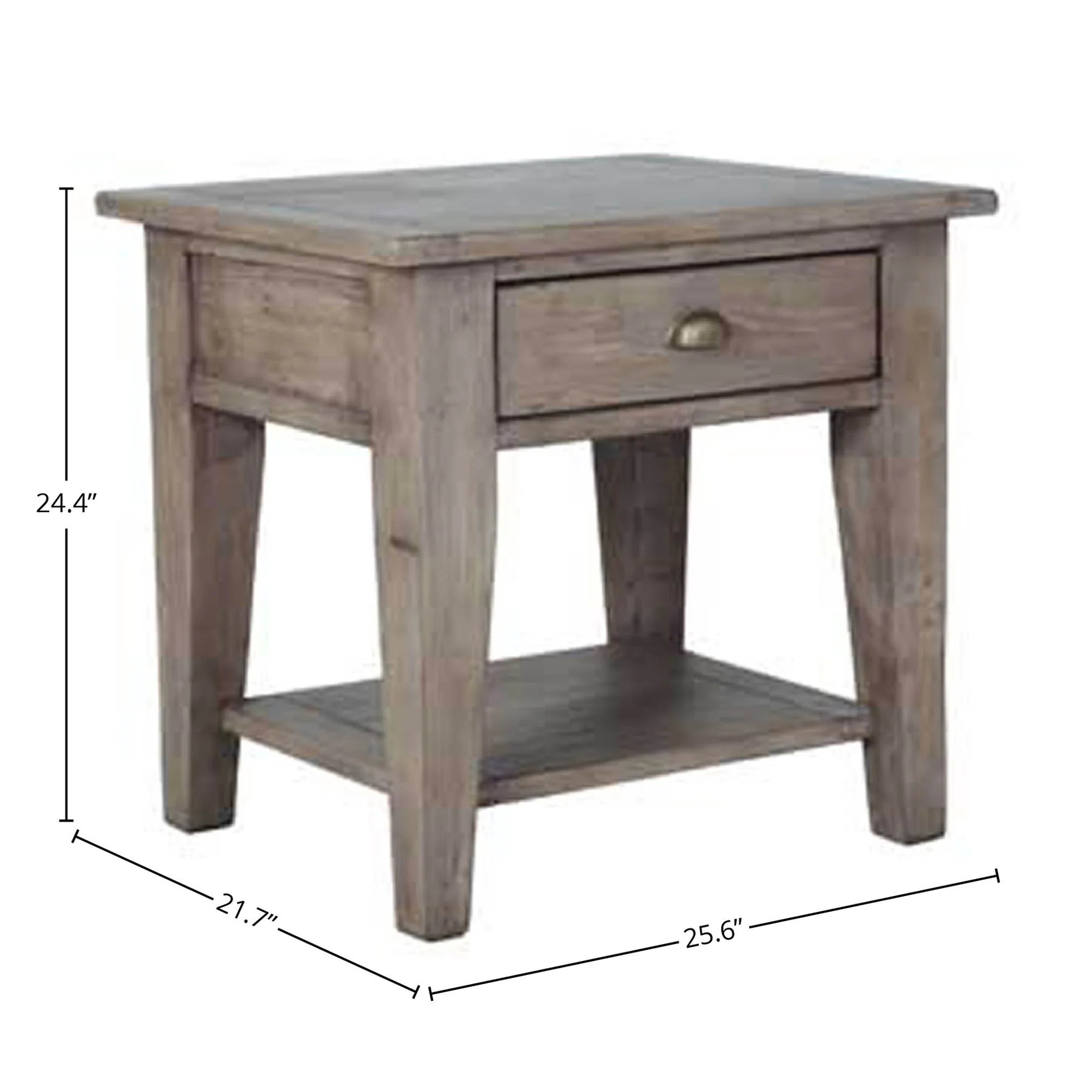 Irish Coast Regular Side Table - Sundried