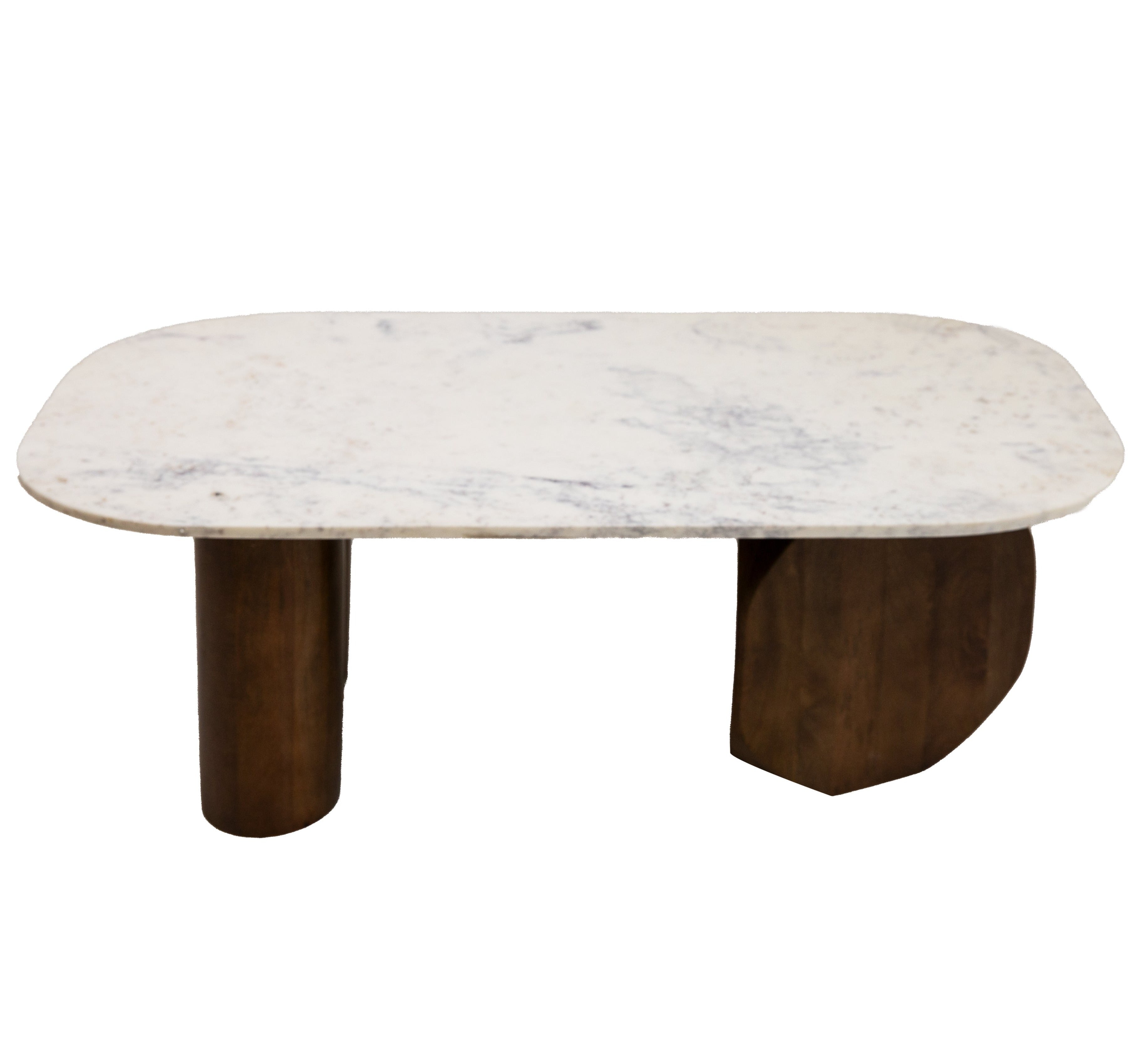 ABELONE COFFEE TABLE WITH MARBLE TOP