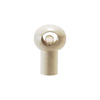 Stoneware Table Lamp w/ Cut-Outs & Inline Switch, Matte Bone Color