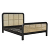 Cane Oval Queen Bed