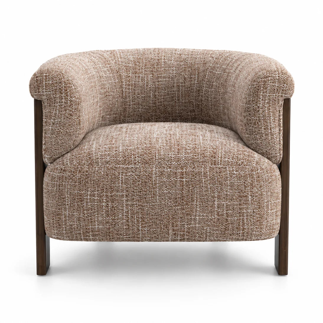 Solace Modern Upholstered Armchair with Ash Wood Legs-thumbmail-1