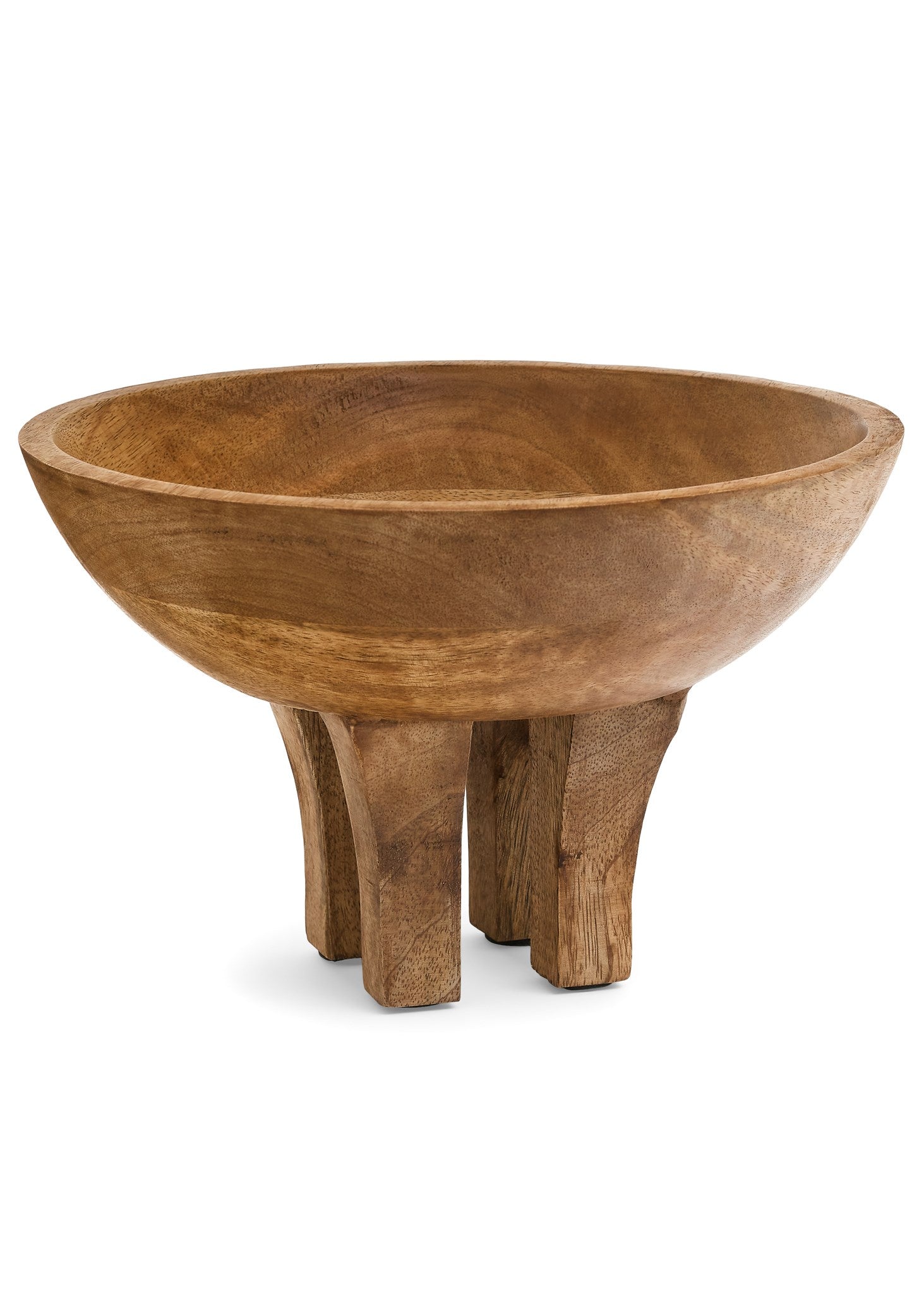 Bowl Wood 3 Leg Natural