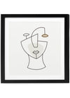 AMAL PS FRAMED WALL ART BLACK