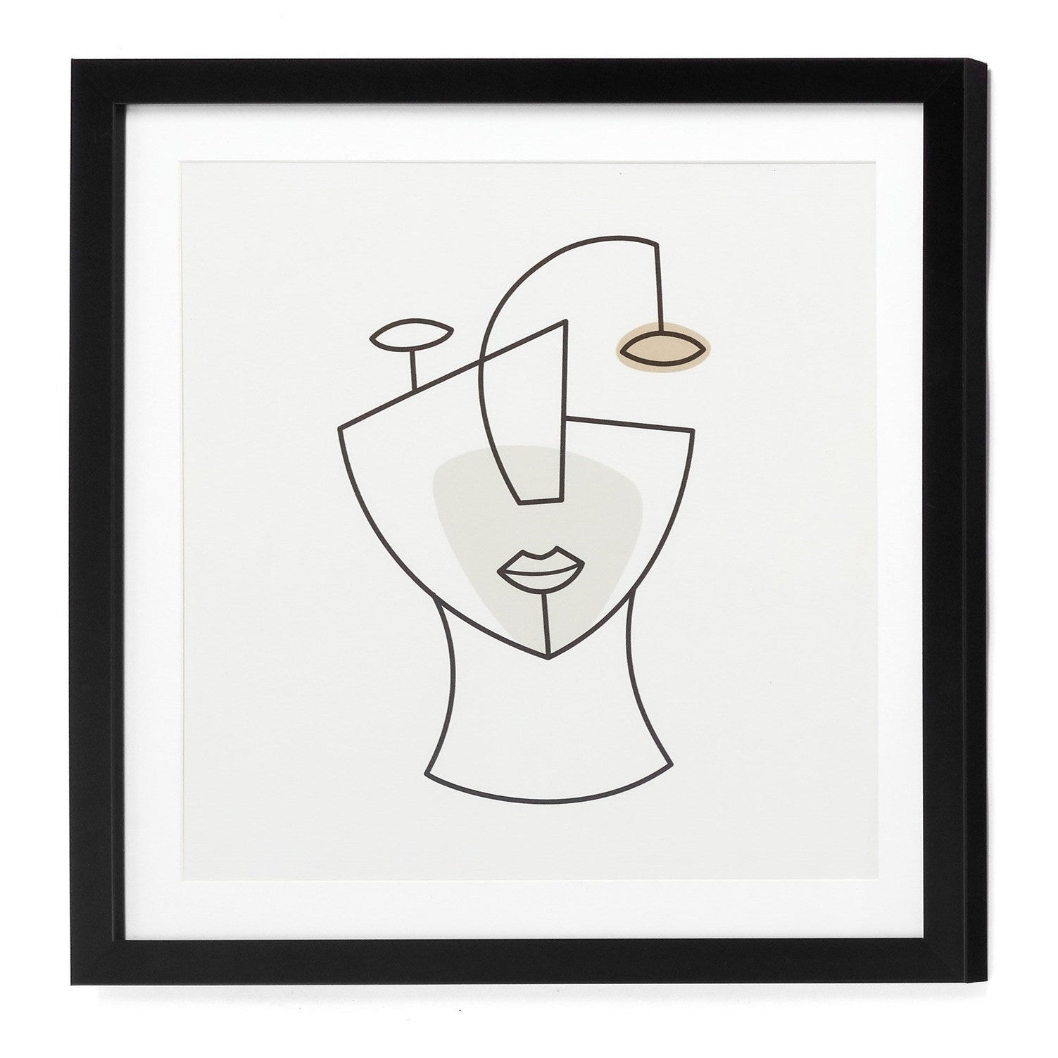 AMAL PS FRAMED WALL ART BLACK