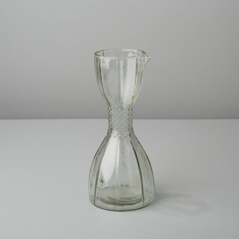 Ruffle Glass Bell Carafe
