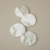 Lady Onyx Round Coasters, Set of 4