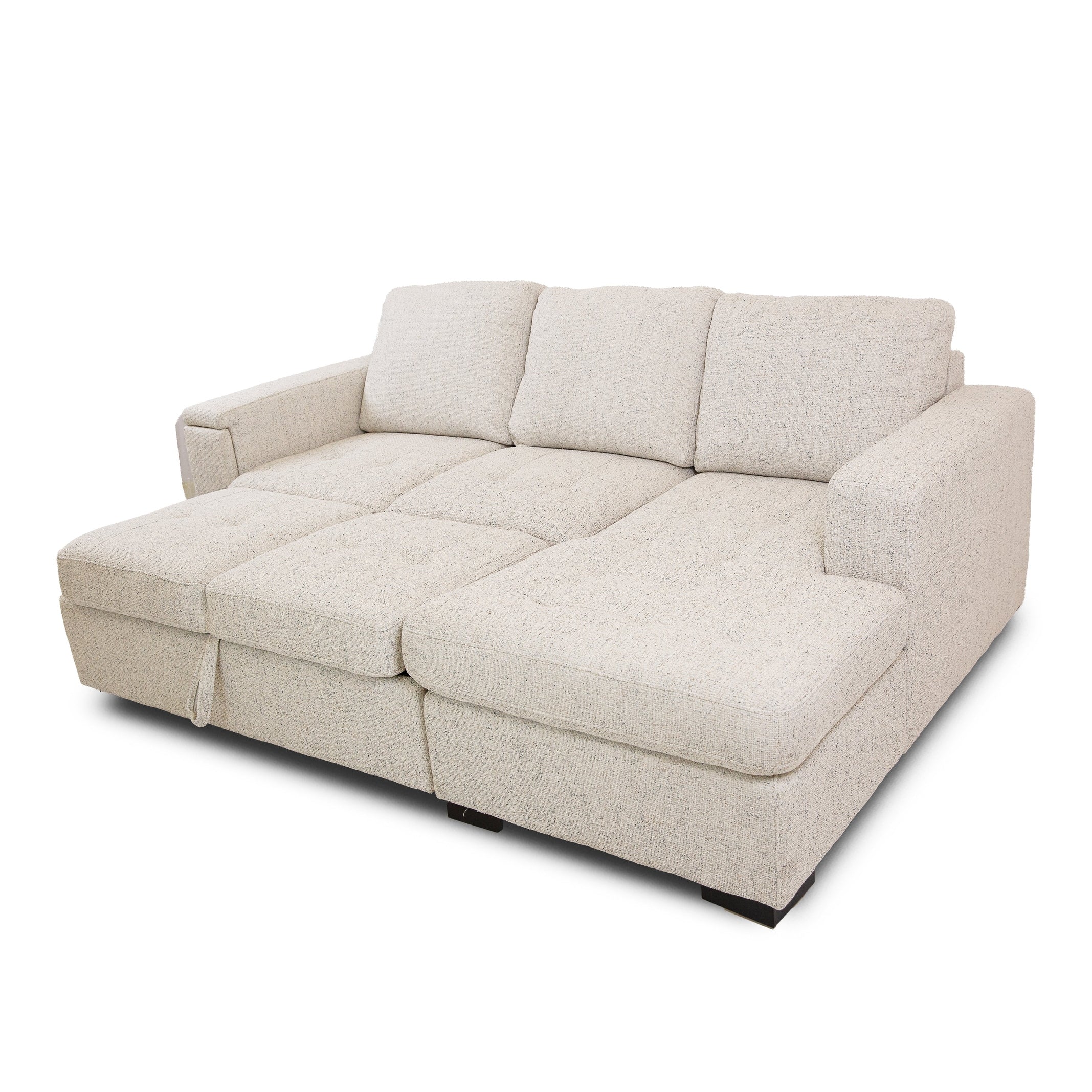 Pixie Pull Out Sleeper Sectional - Quartz