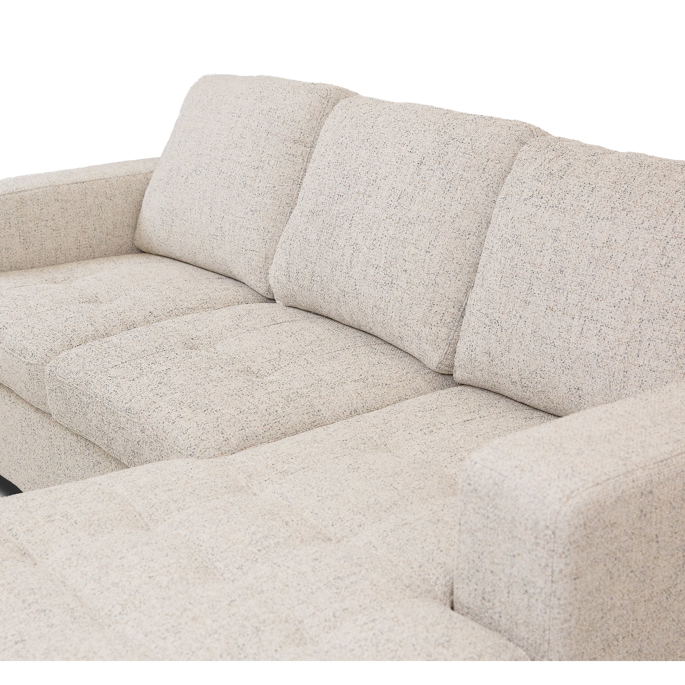 Pixie Pull Out Sleeper Sectional - Quartz