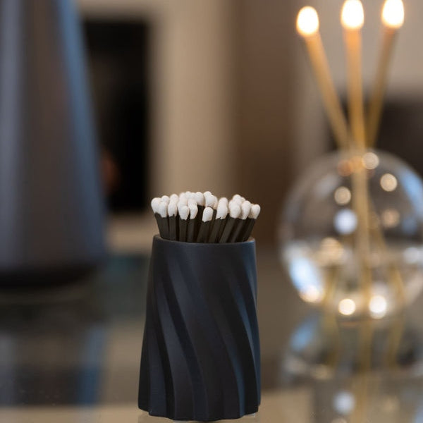 Black Concrete Safety Match Set [x1]-thumbmail-2