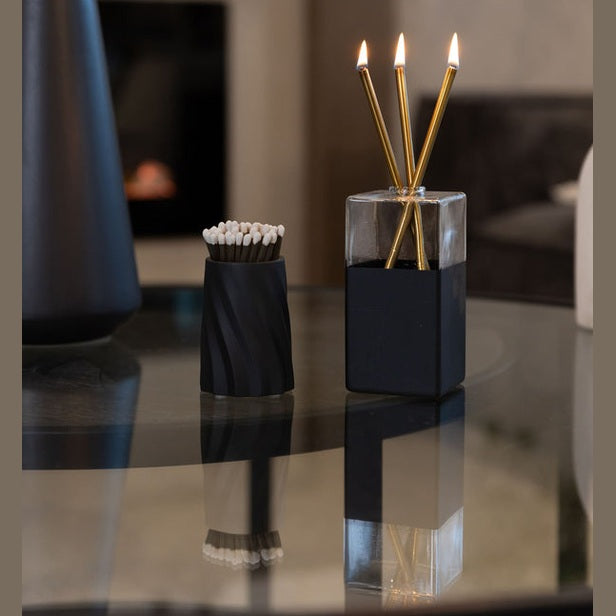 Black Concrete Safety Match Set [x1]-thumbmail-3
