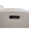 Sven Leather Power Recliner Chair - Light Grey