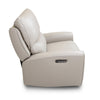 Sven Leather Power Recliner Chair - Light Grey