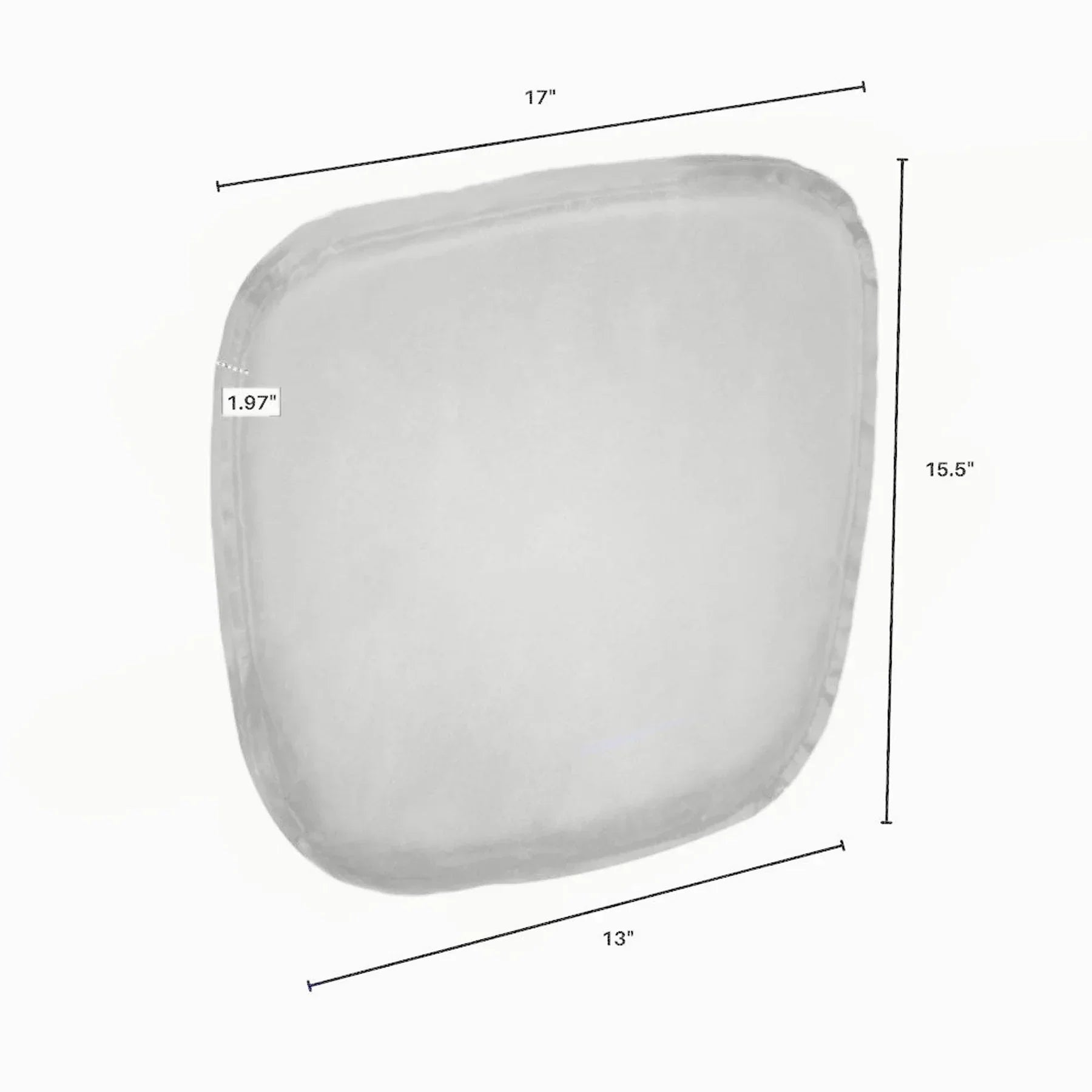 Metal Crossback Leather Cushion Seat -White-thumbmail-5