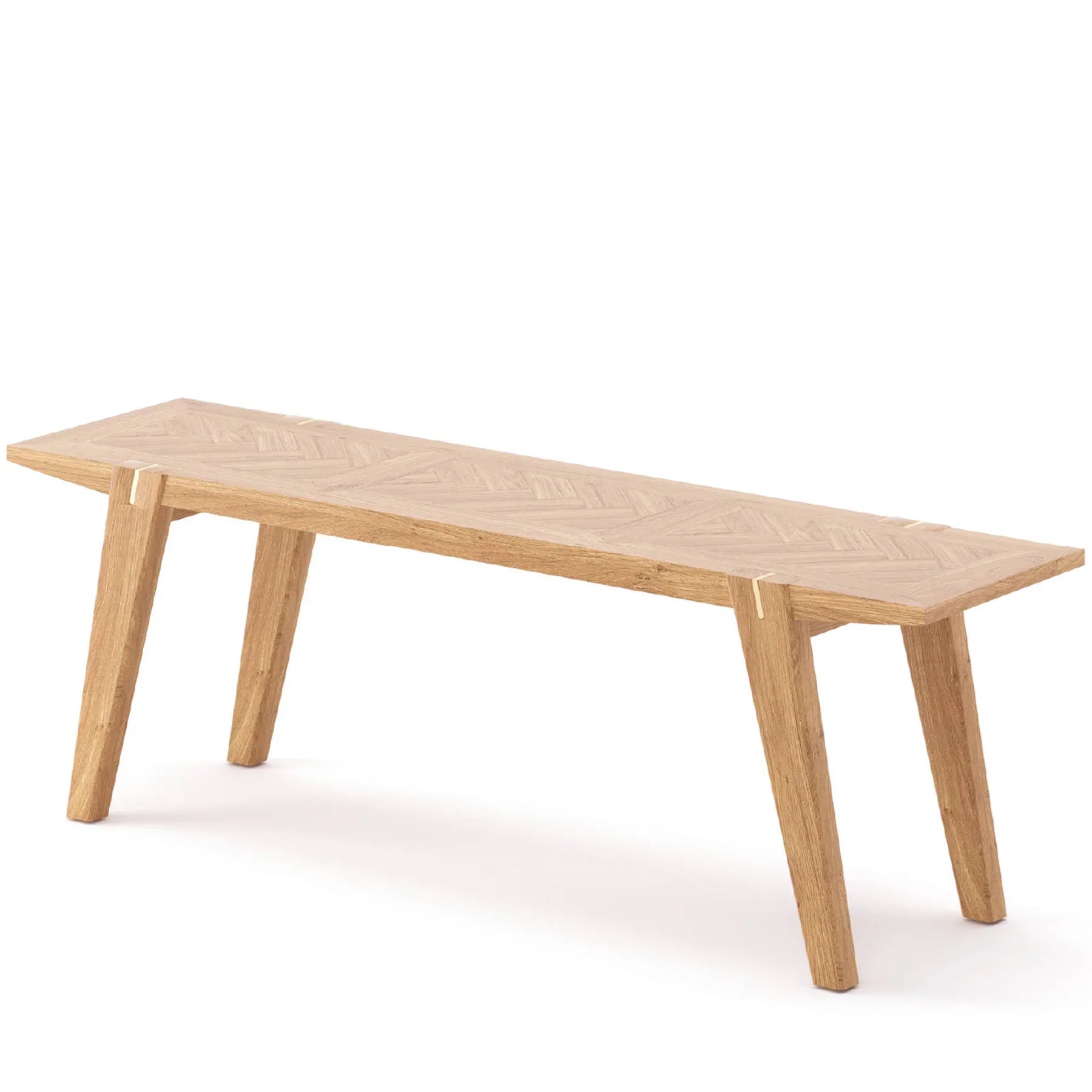 Colton Dining Bench w/ Brass