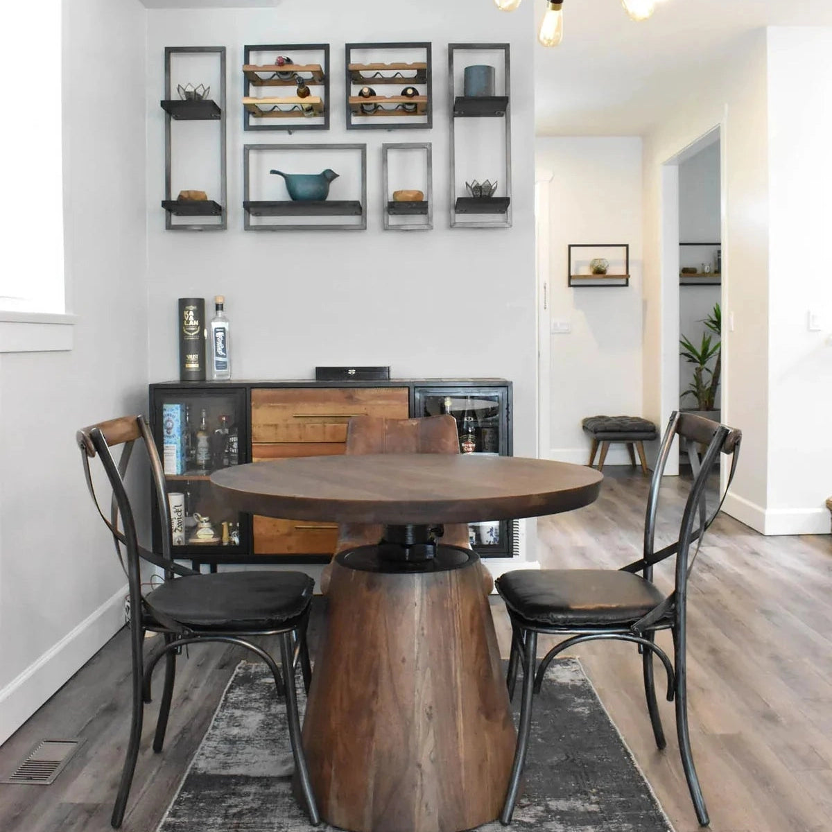 Bronx Bistro Crank Table - Vinegar Matte