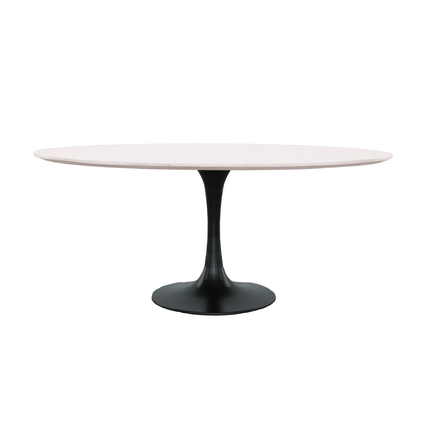 Aspen Oval Dining Table with Metal Base