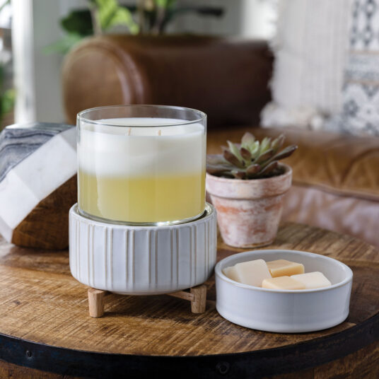 Ceramic & Wood 2-in-1 Classic Fragrance Warmer-thumbmail-3
