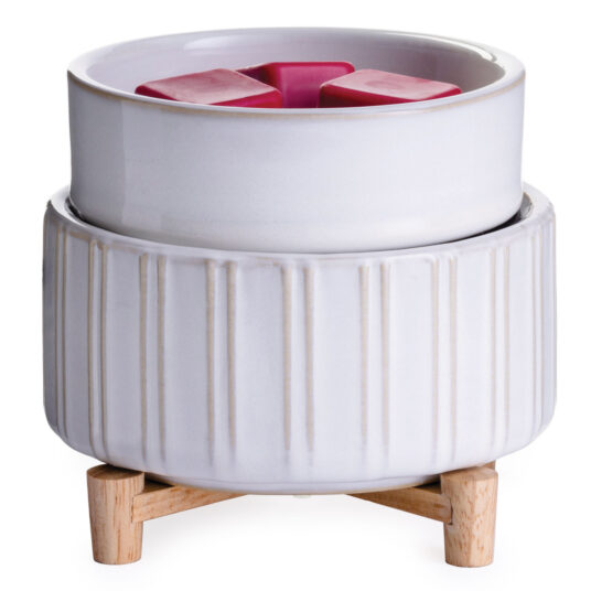 Ceramic & Wood 2-in-1 Classic Fragrance Warmer-thumbmail-1