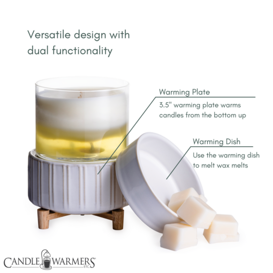 Ceramic & Wood 2-in-1 Classic Fragrance Warmer-thumbmail-5