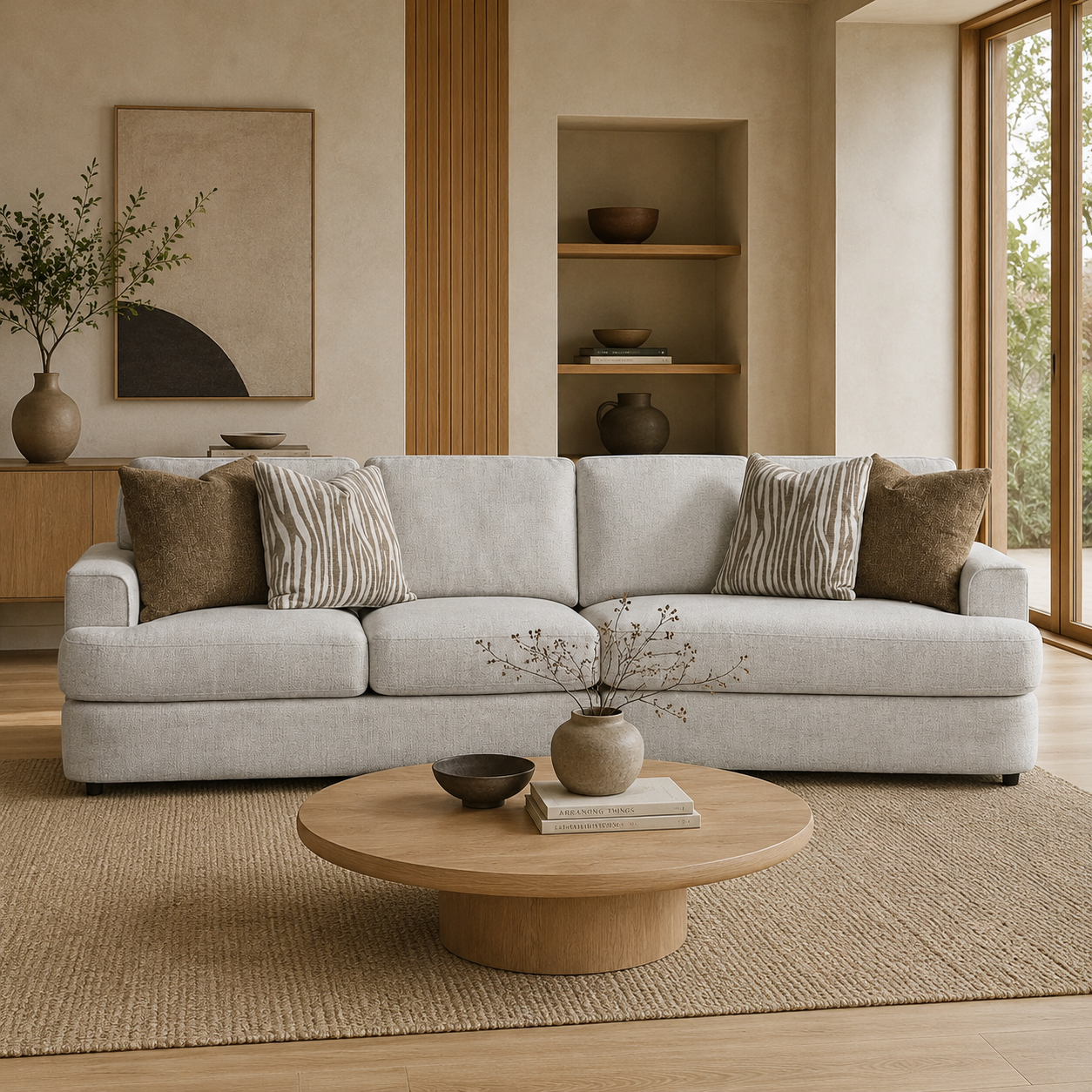 Cara 2 PCs Sectional w/4 Pillows - Right Cuddler
