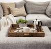 Carson (Small) 24L x 24W Brown Reclaimed Wood Tray