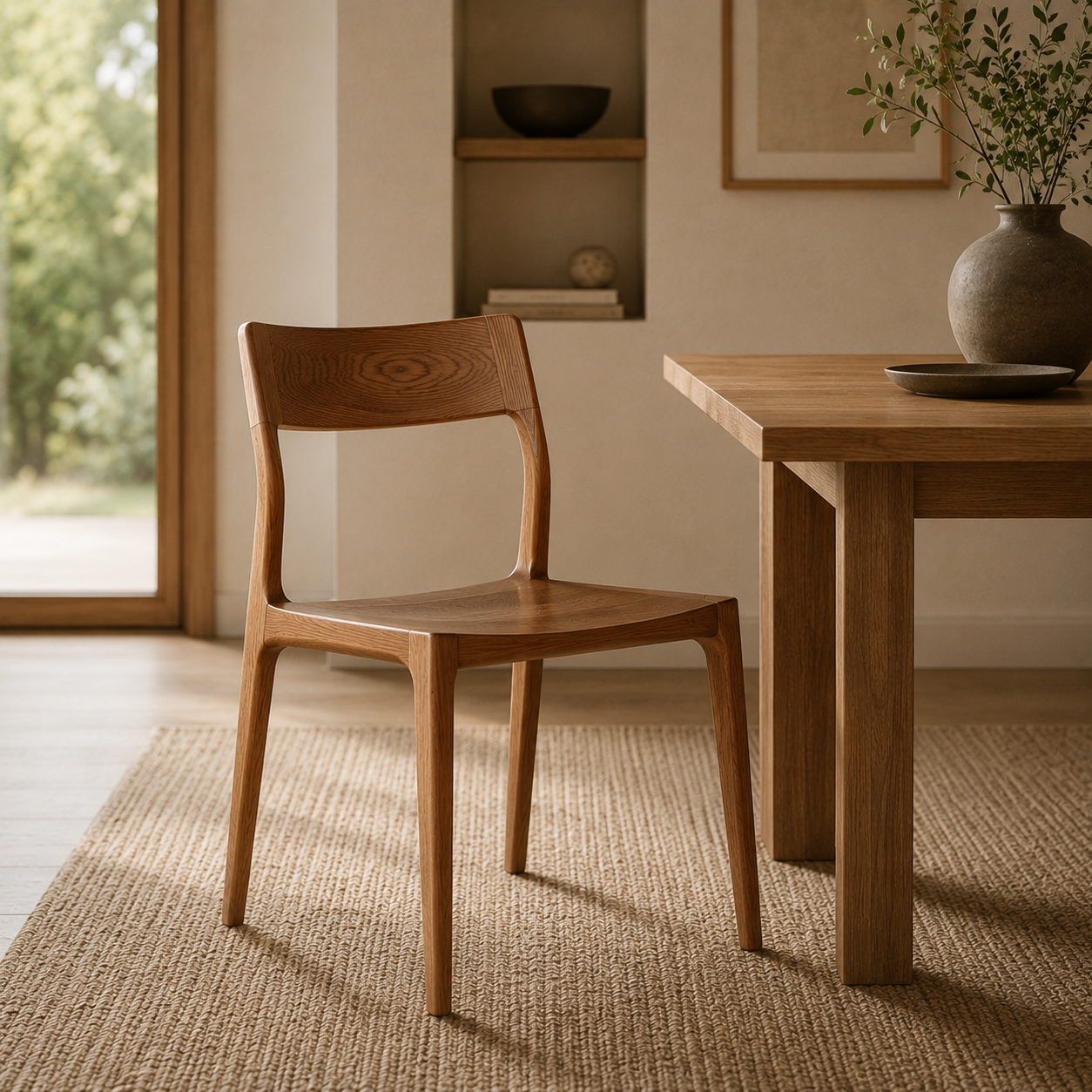 Catania Dining Chair - Warm Brown