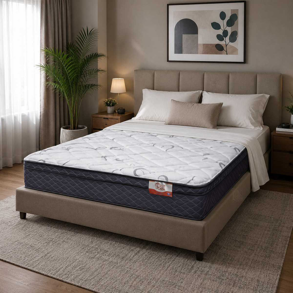 Churchill 8" Eurotop Mattress - Queen-thumbmail-2
