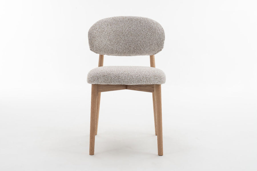 Nora Dining Chair- Beige/ Natural