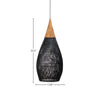 D-Bodhi Horn Pendant Large - Black