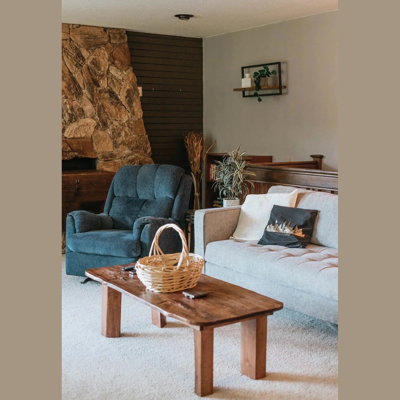 D-Bodhi Metal Frame Wall Box - Natural, Type A (1/box)