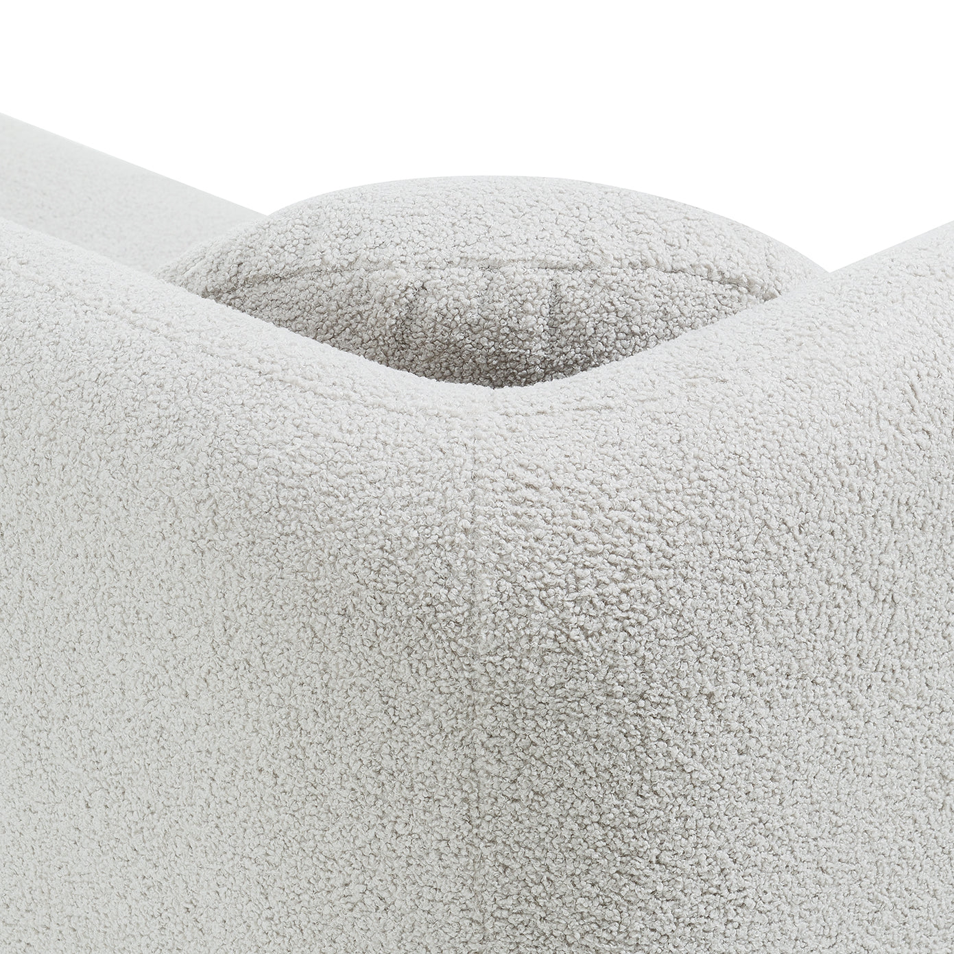 Fika Premium Boucle Fabric Sofa - Teddy Taupe-thumbmail-11