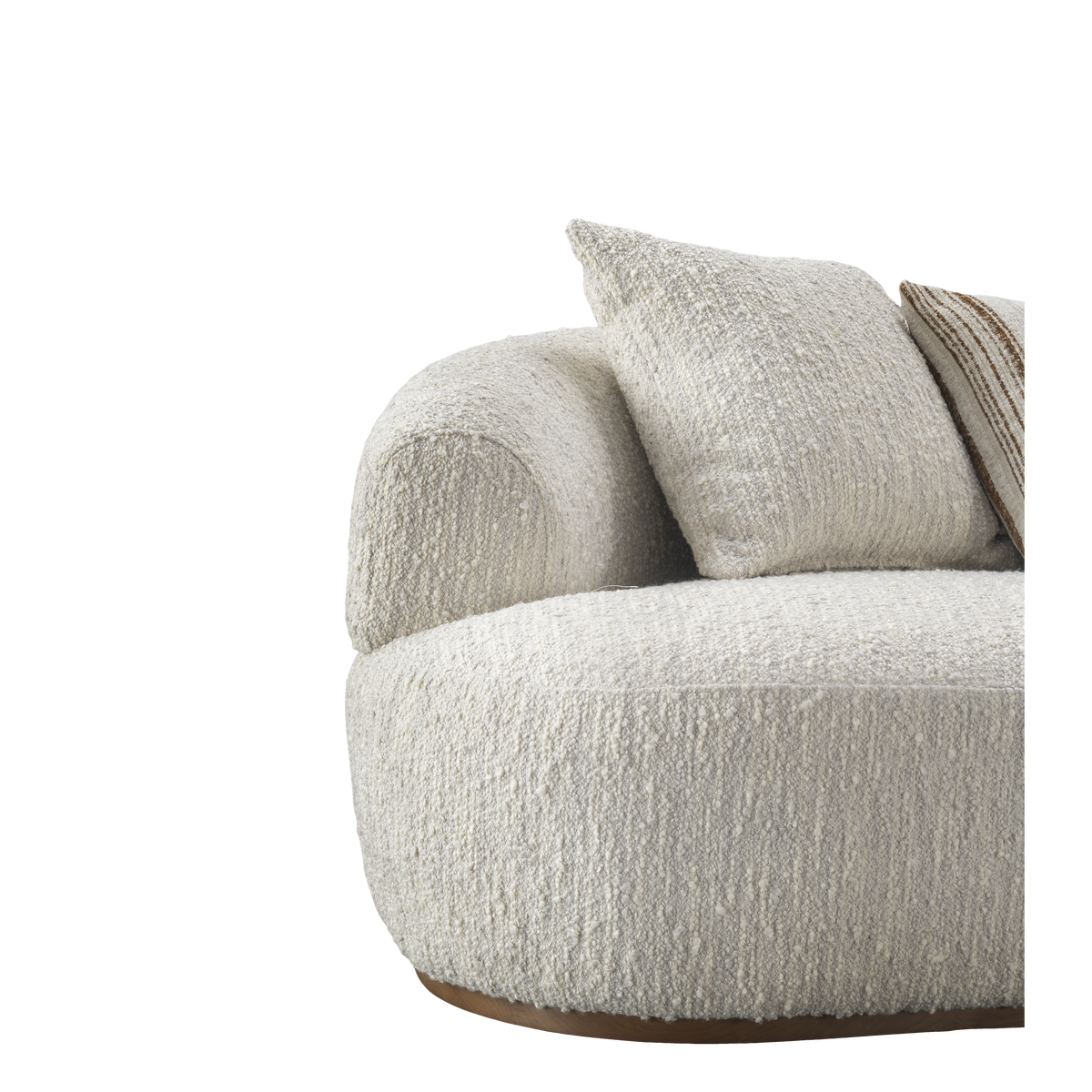 Isla Modern Premium Fabric Upholstered Sofa with Ash Wood Base - Oatmeal-thumbmail-5