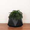 Ion Short Fiberclay Planter Black - Large