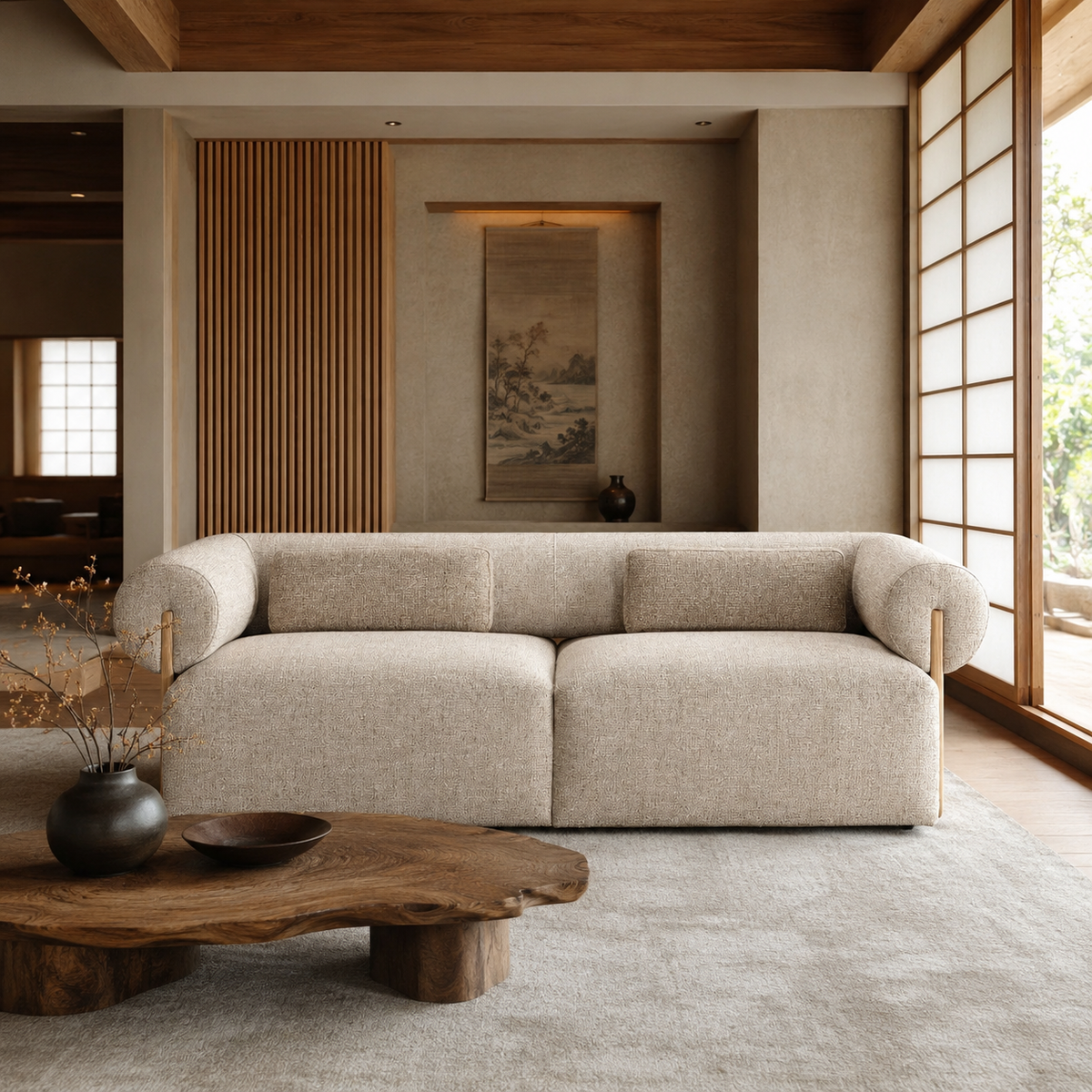 Dahlia 3 Seater Fabric Sofa-thumbmail-2